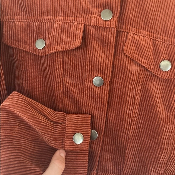 Rust Corduroy Jacket - Picture 4 of 5